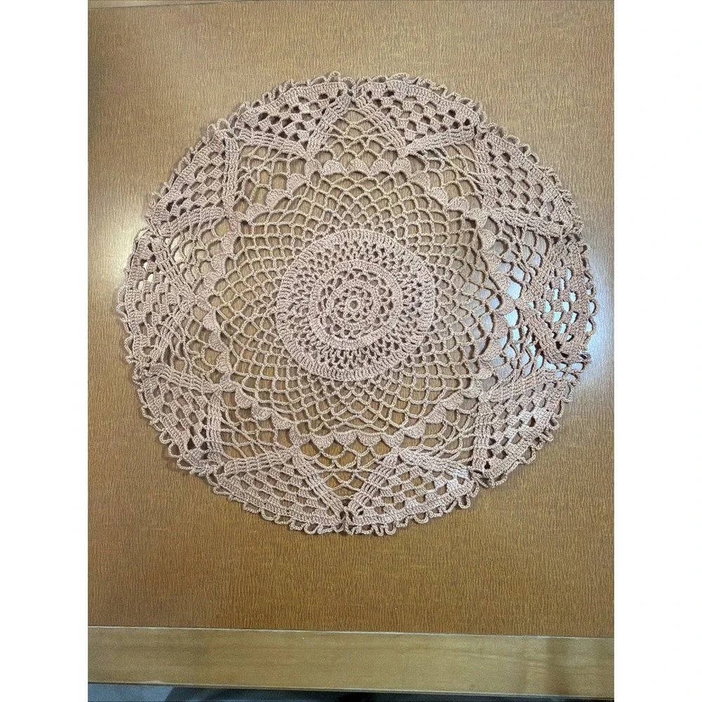 Vtg Hand Crocheted Large 16